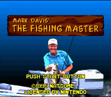 Mark Davis' The Fishing Master (USA) screen shot title